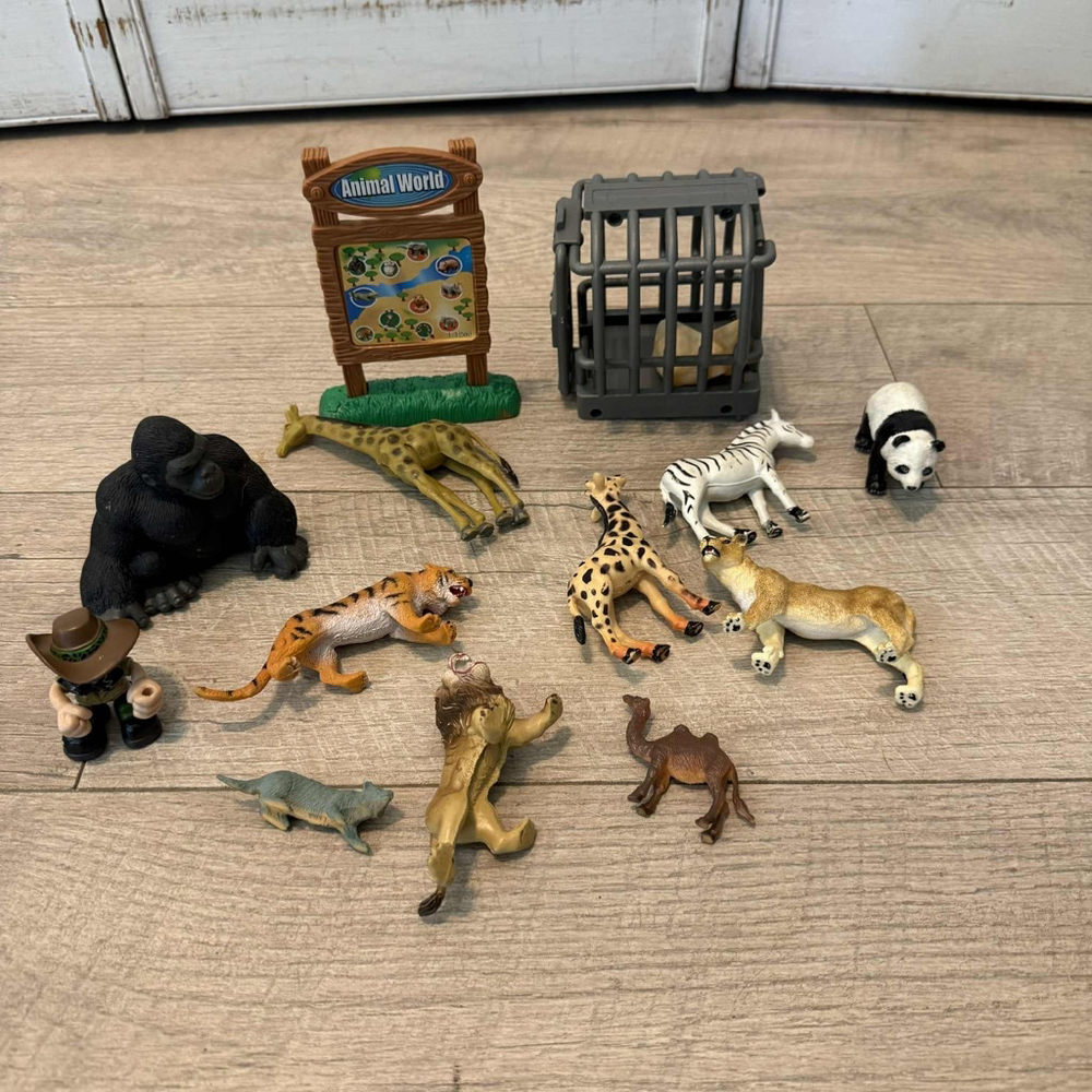 Kids Animal World Action Figures & Playsets One Size Zoo Animals